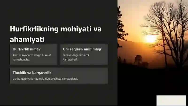 Din va hurfikrlik: Kirish 2