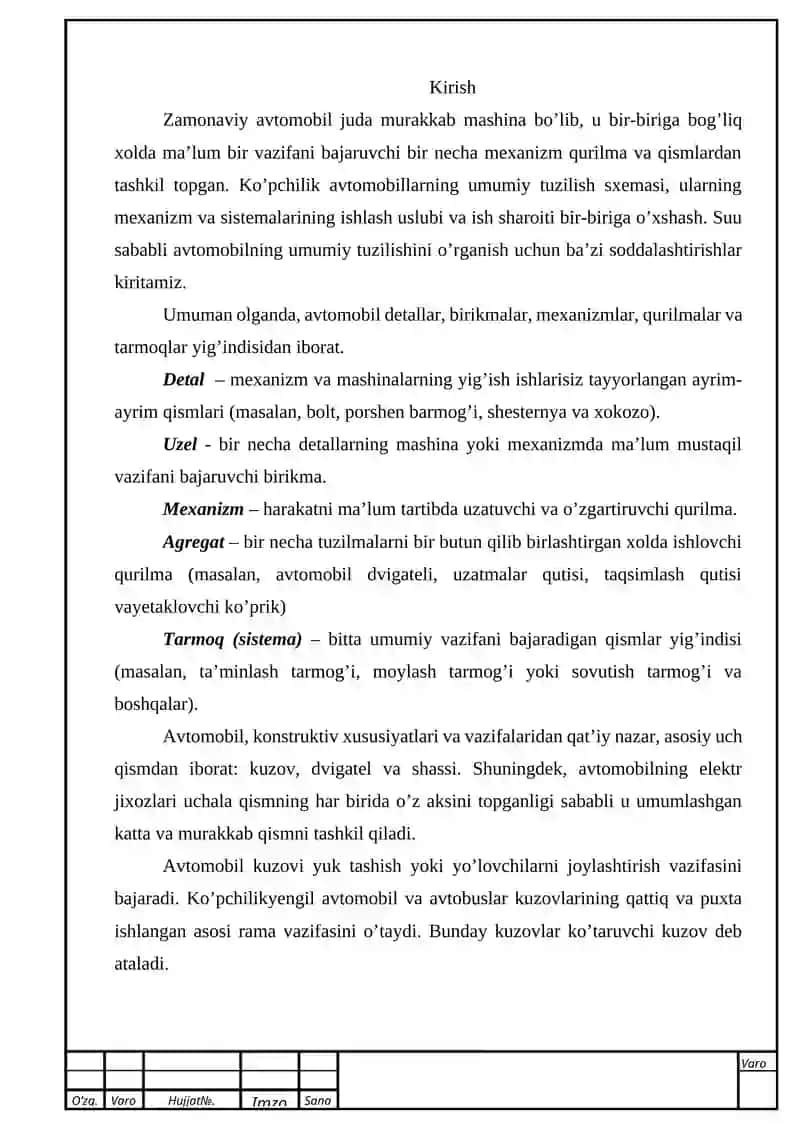 Zamonaviy avtomobillarning siqilgan tabiiy gaz bilan ishlaydigan dvigatellarining ta’minlash tizimi 2