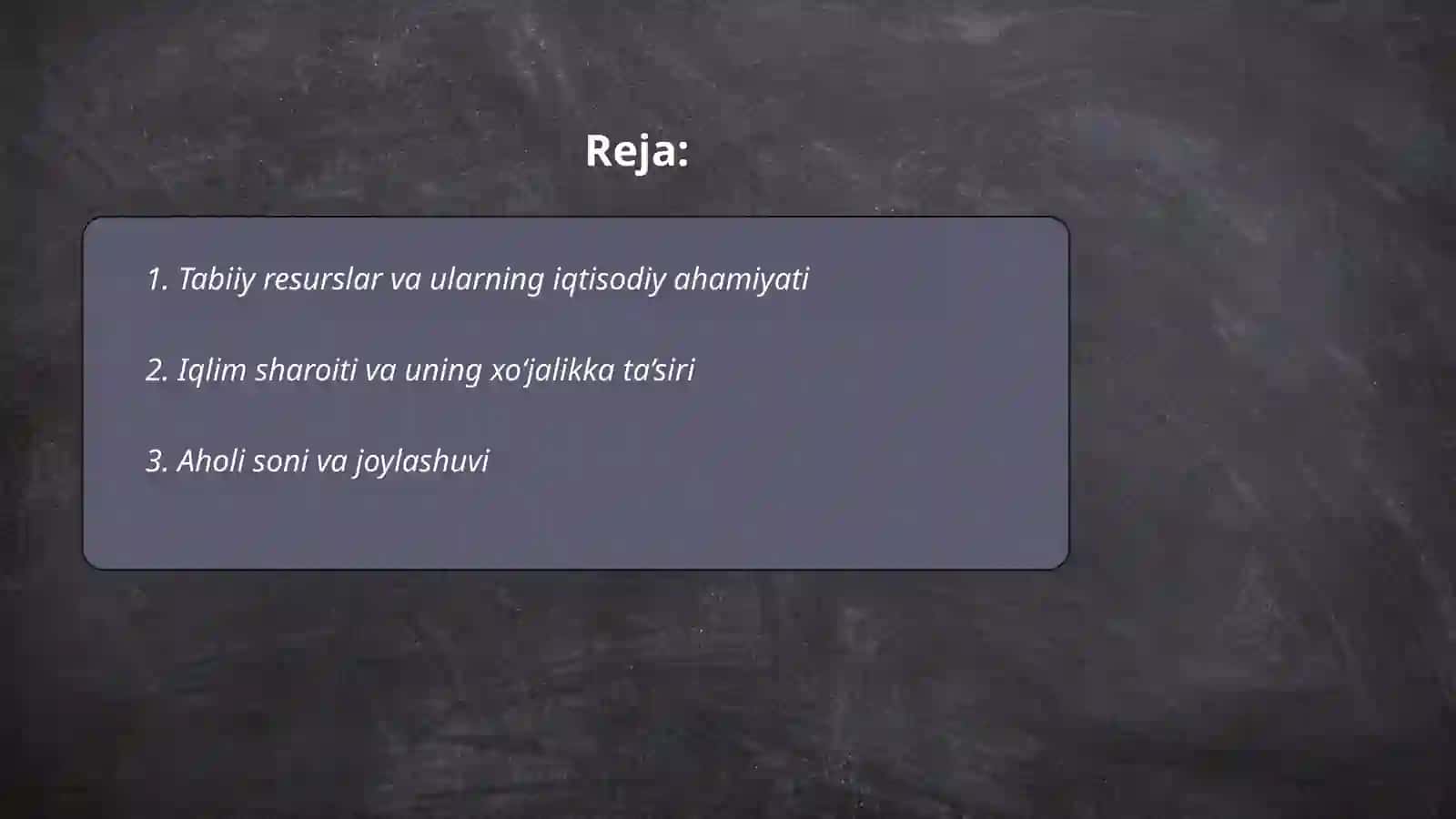 Qirg‘iziston Respublika xo‘jaligi umumiy iqtisodiy geografik tavsif 2