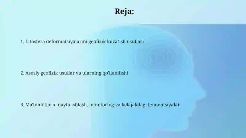 Litosferadagi deformatsiyalarni geofizik kuzatish usullari 2