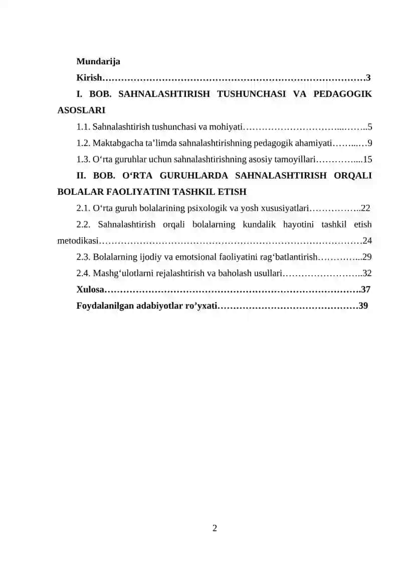 Maktabgacha ta’lim tashkilotlarida sahnalashtirish orqali o‘rta guruhlardagi bola hayotini tashkil etish xususiyatlari12 .docx 2