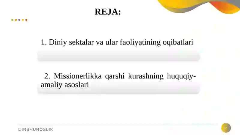 MISSIONERLIKVA PROZELITIZM: TARIX VA BUGUN, TARG‘IBOT USULLARI 2