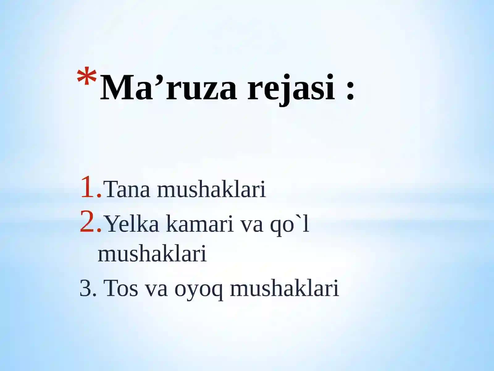 Tana mushaklari 2
