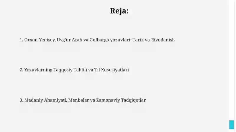 Orxon-Yenisey, Uyg'ur Arab va Gulbazar yozuvlari 2