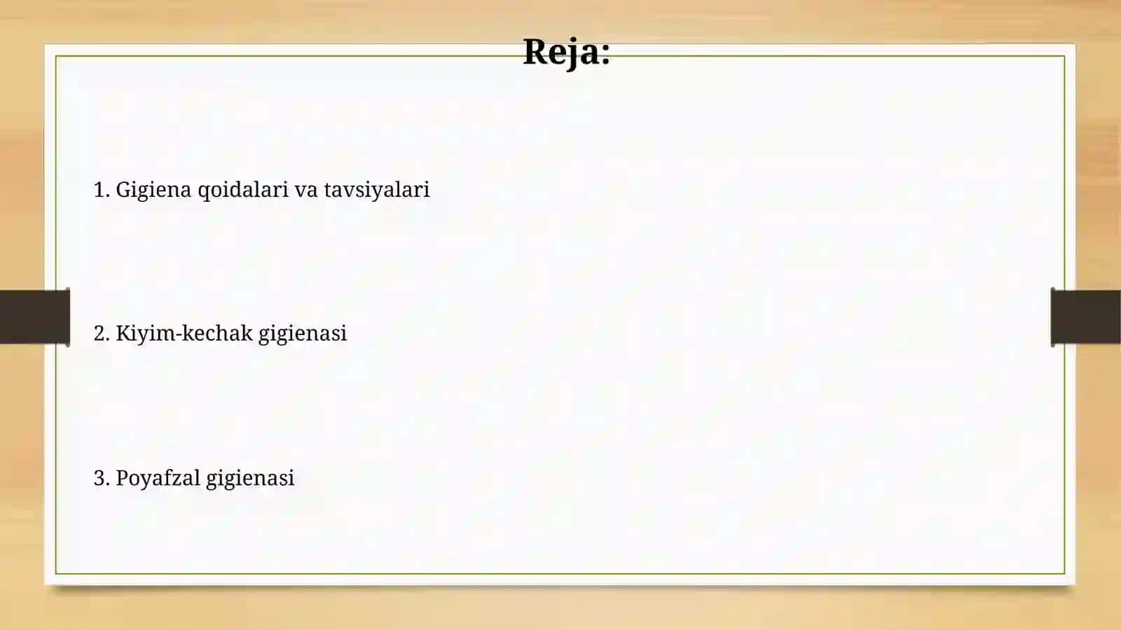 Kiyim-boshlar va oyoq kiyimlari gigiyenasi 2