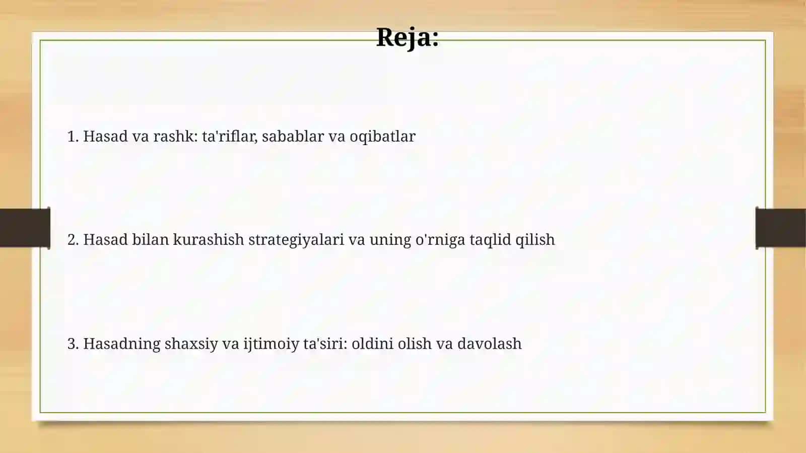 Hasad va rashk: ta'riflar, sabablar va oqibatlar 2