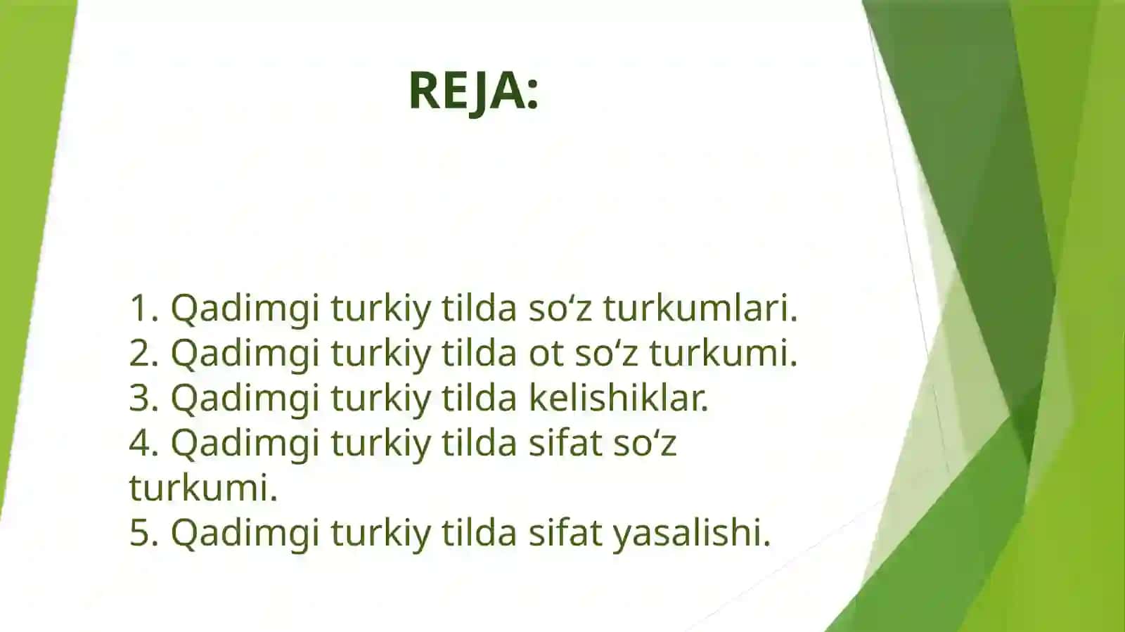 Ot va sifat so‘z turkumlari 2