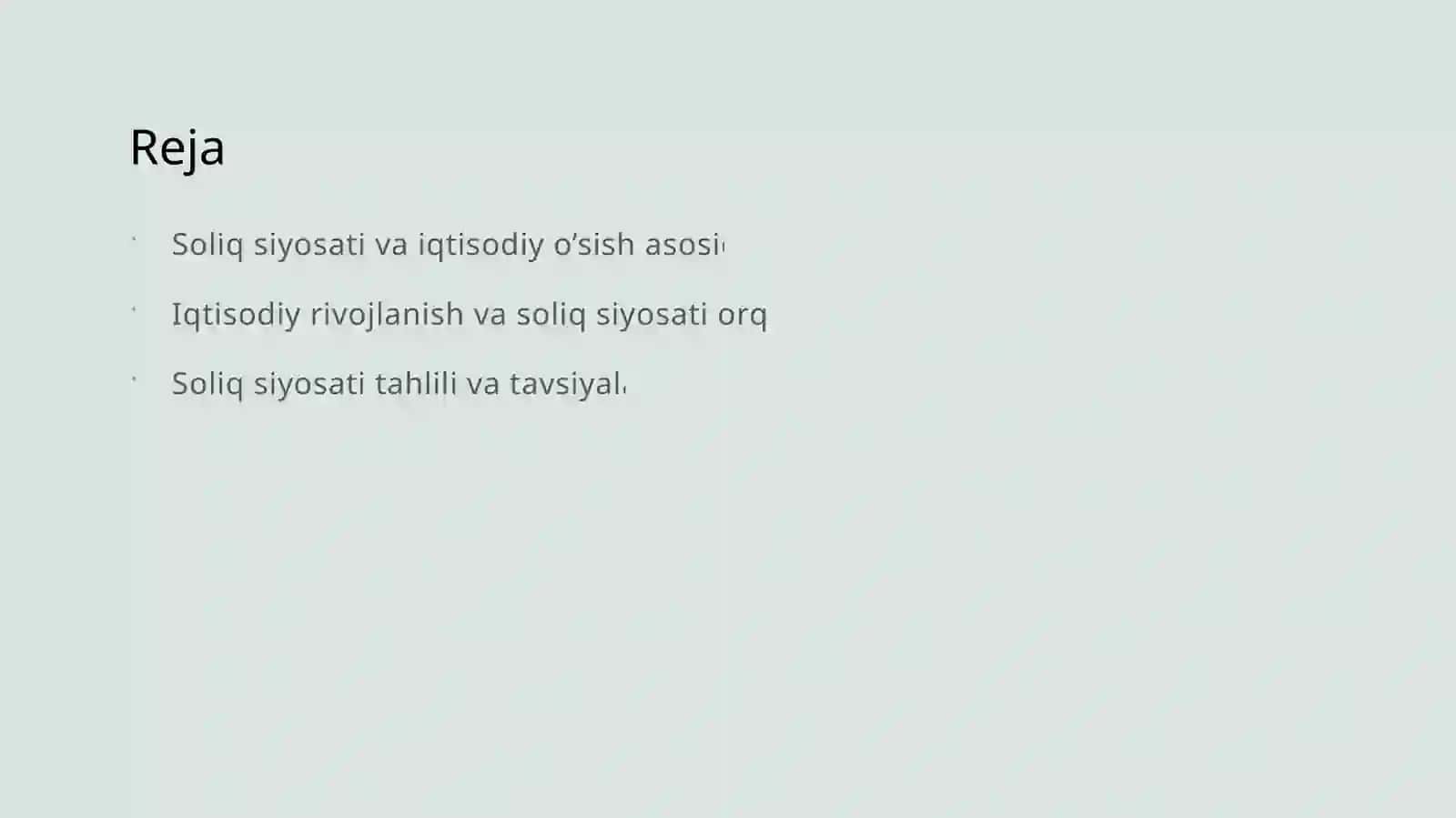 Soliq siyosati va uning iqtisodiy rivojlanishga ta’siri 2