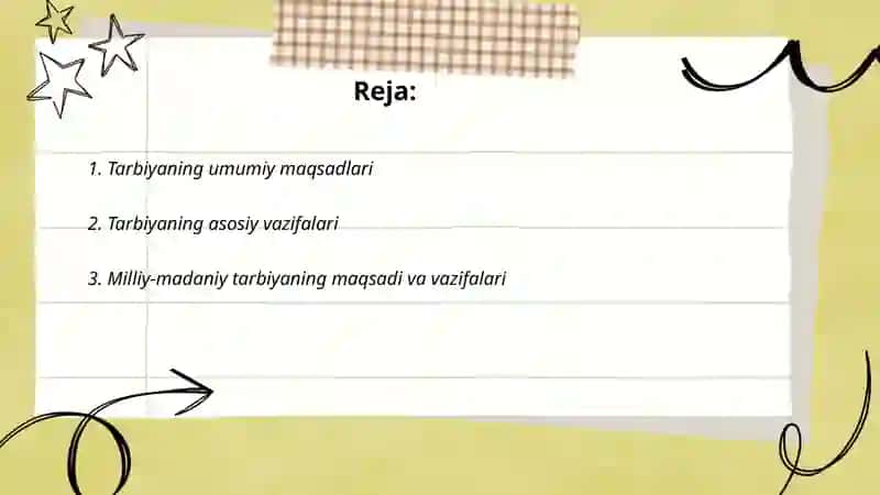Tarbiyaning maqsadi va vazifalari 2