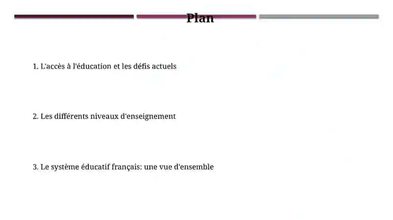 Le système scolaire en France 2