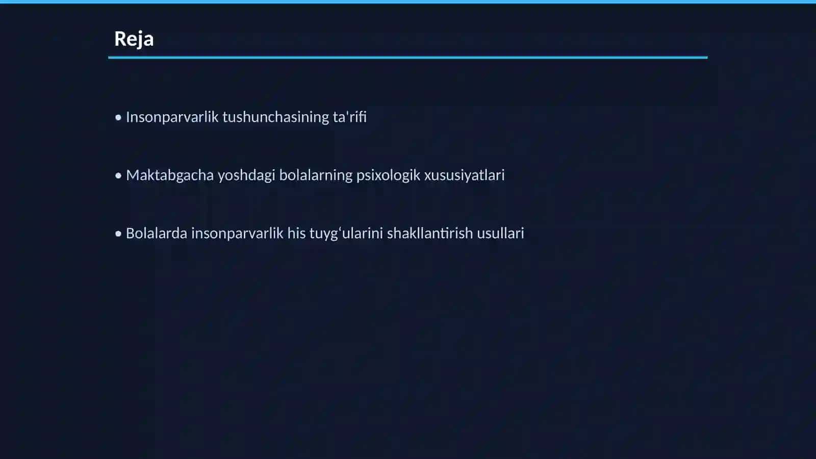 Insonparvarlik his tuygʻularini shakllantirish 2