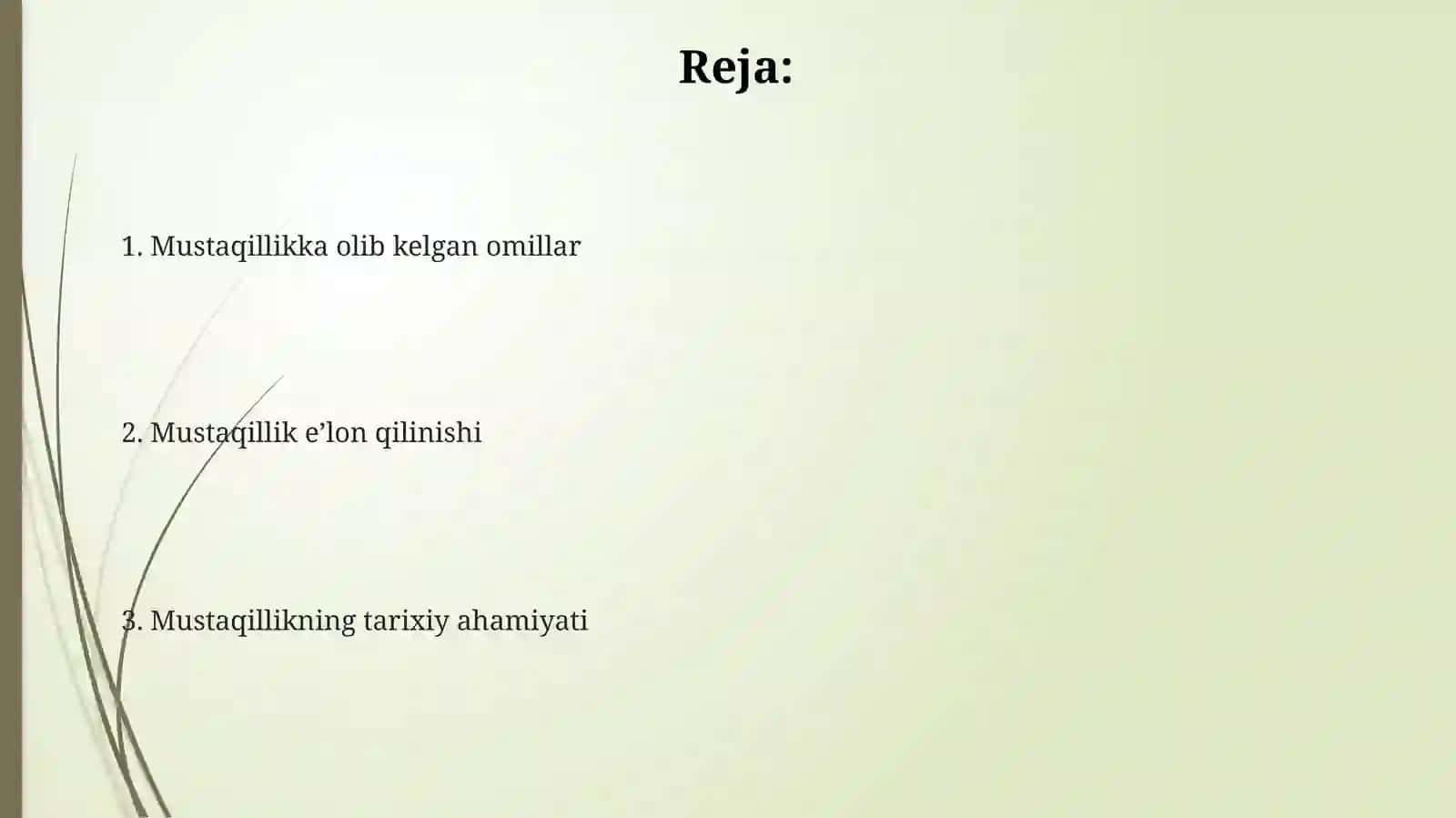 Mustaqil Oʻzbekiston Respublikasining tashkil topishining tarixiy ahamiyati 2