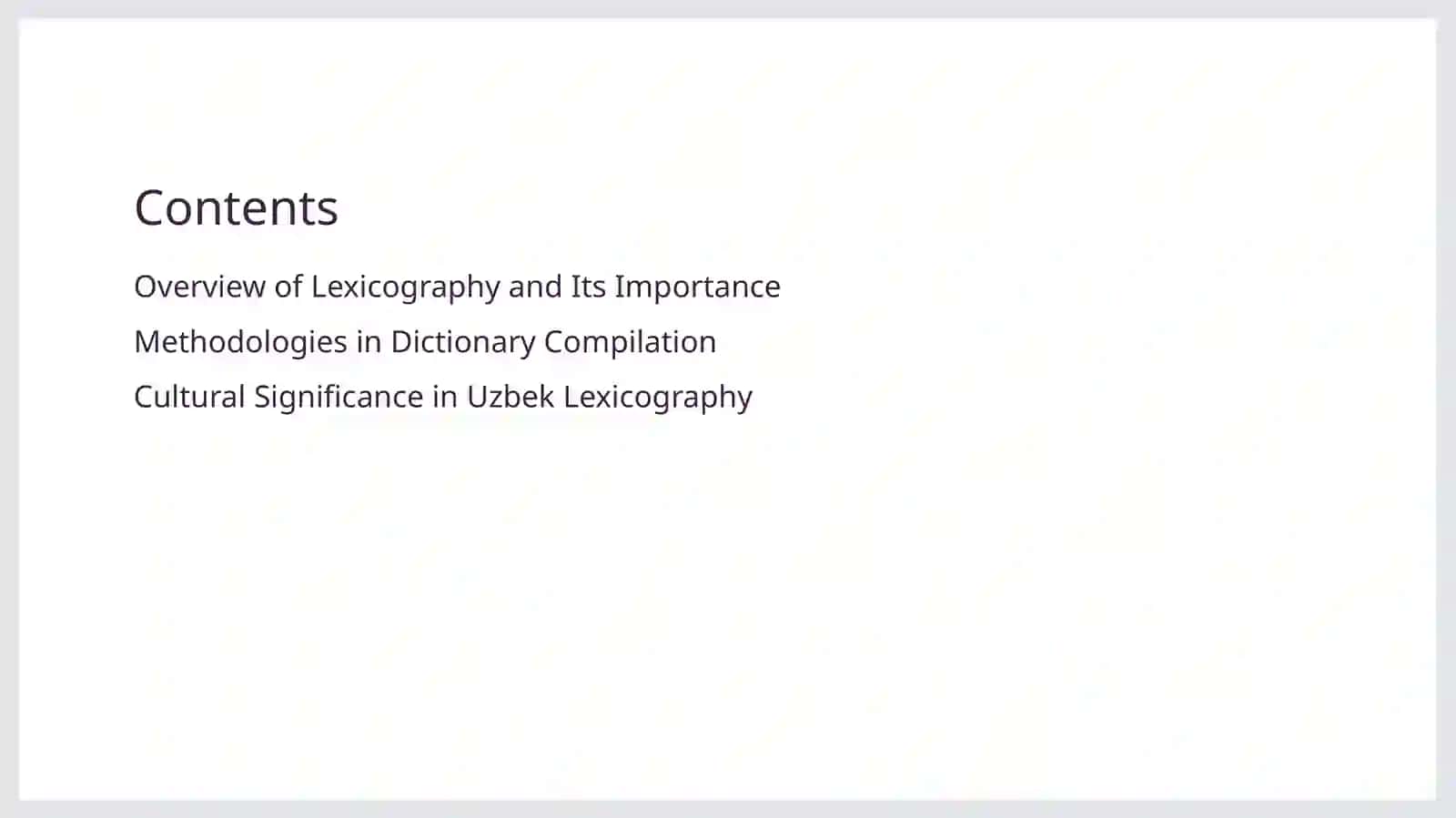 Lexicography the object and tasks of science 2