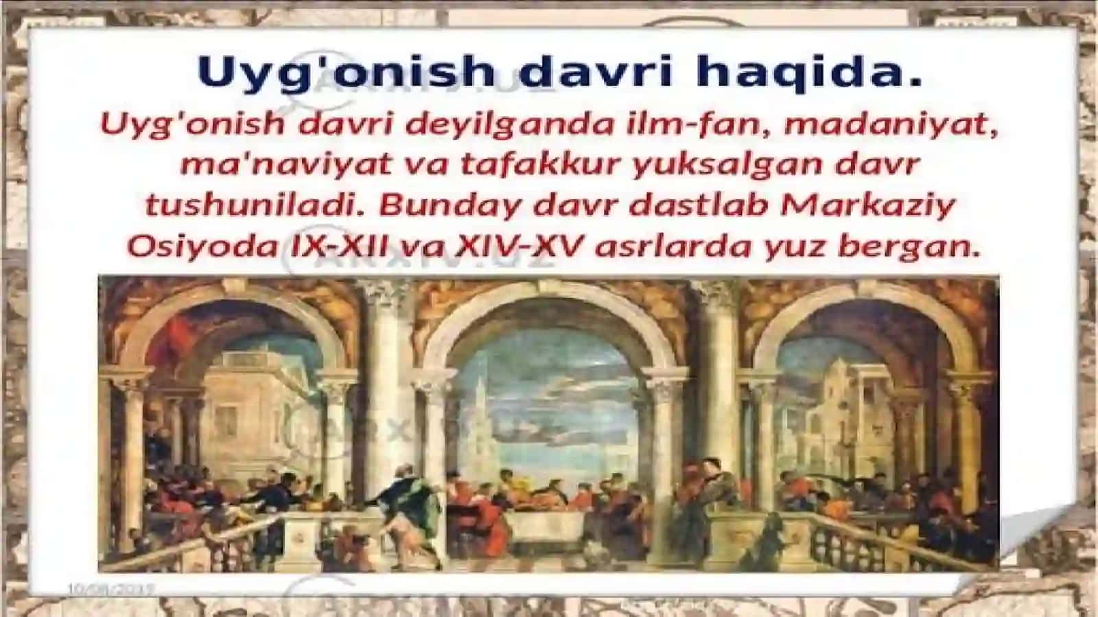 YEVROPADA UYG‘ONISH DAVRI TILSHUNOSLIGI.(RUS TA’LIMOTI) 2