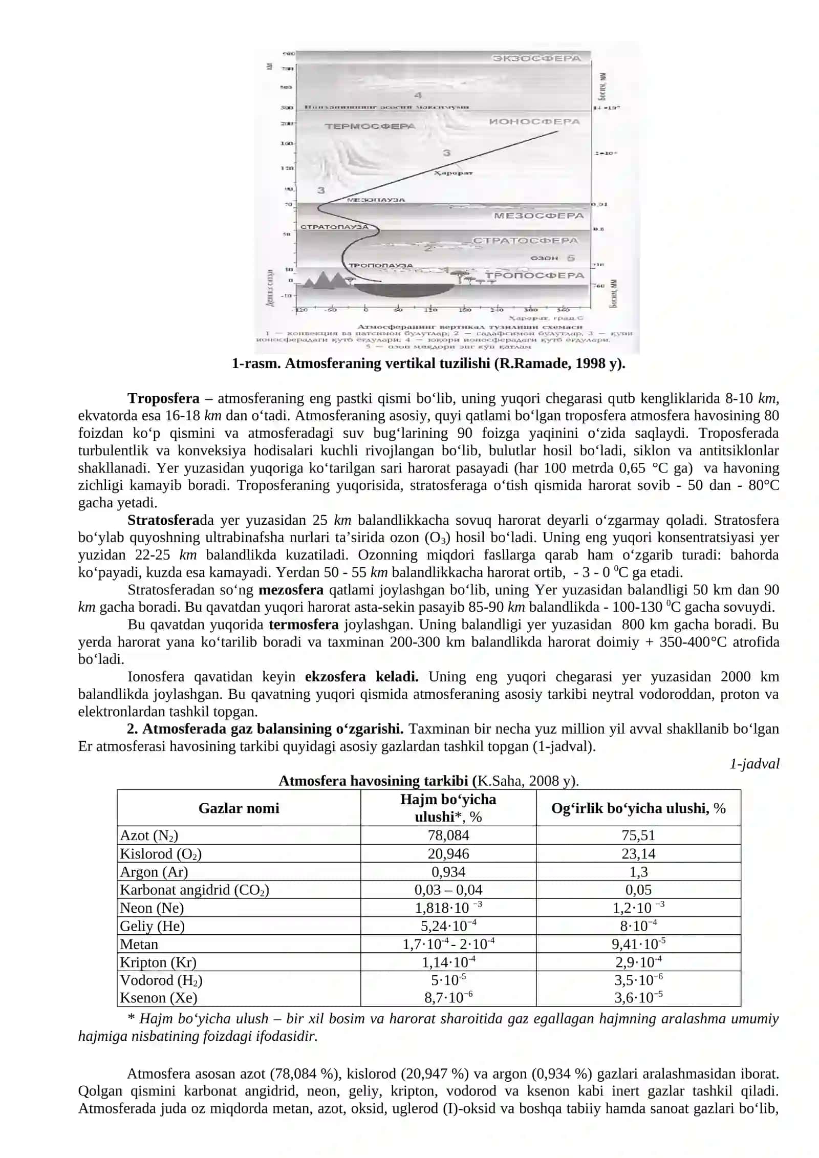 2-mavzu: Atmosfera resurslari va ularni muhofaza qilish 2