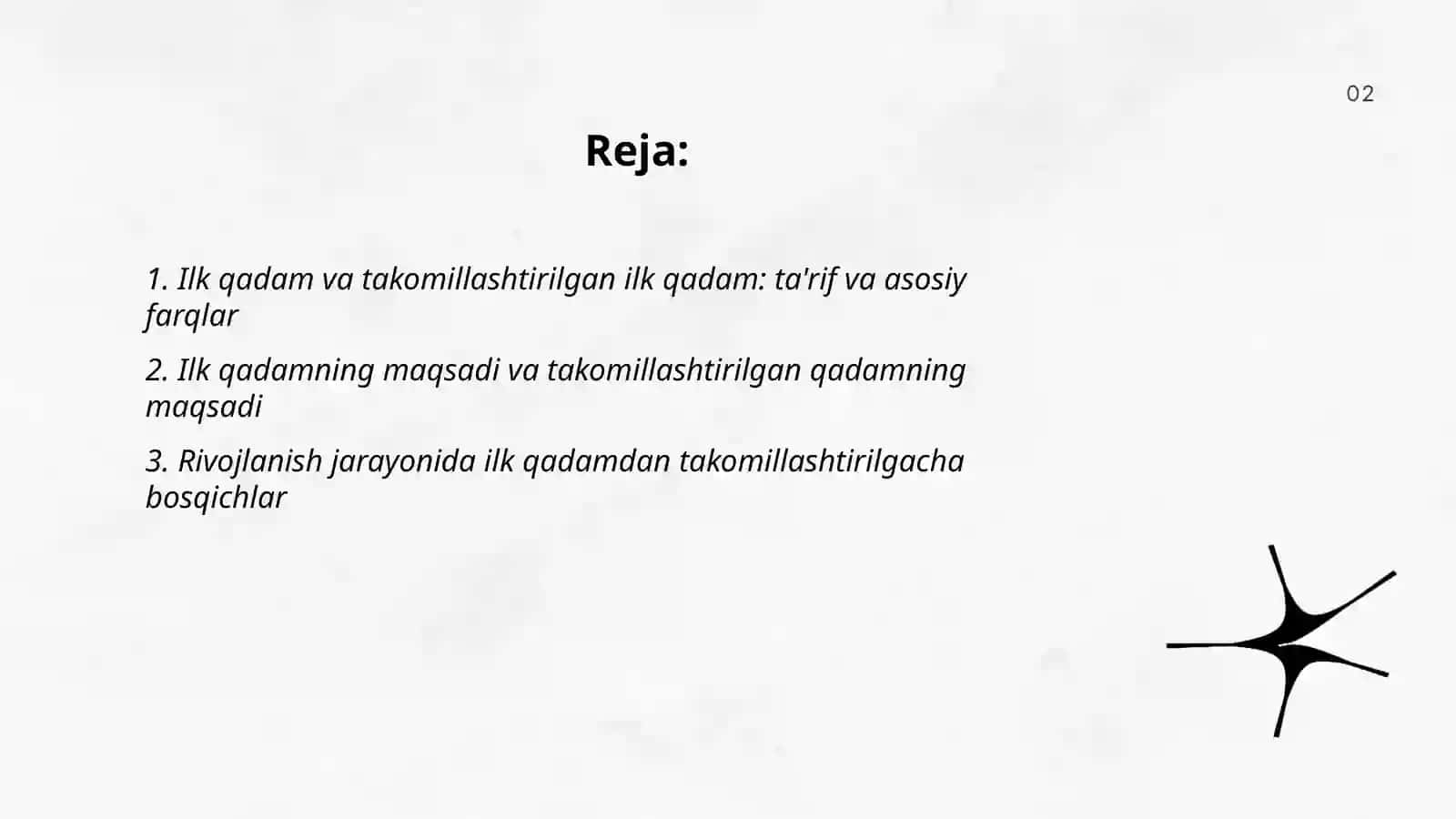 Ilk qadam va takomillashtirlganIlk qadamning farqi 2