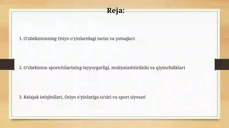 O'zbekiston sportchilarini Osiyo o'yinlarida ishtiroki 2