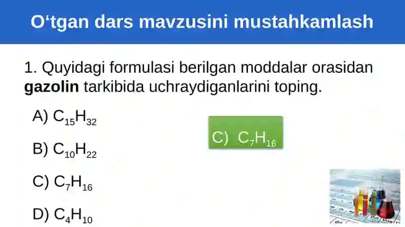 Uglevodorodlarning tabiiy manbalari. Tabiiygaz va toshko‘mir 2