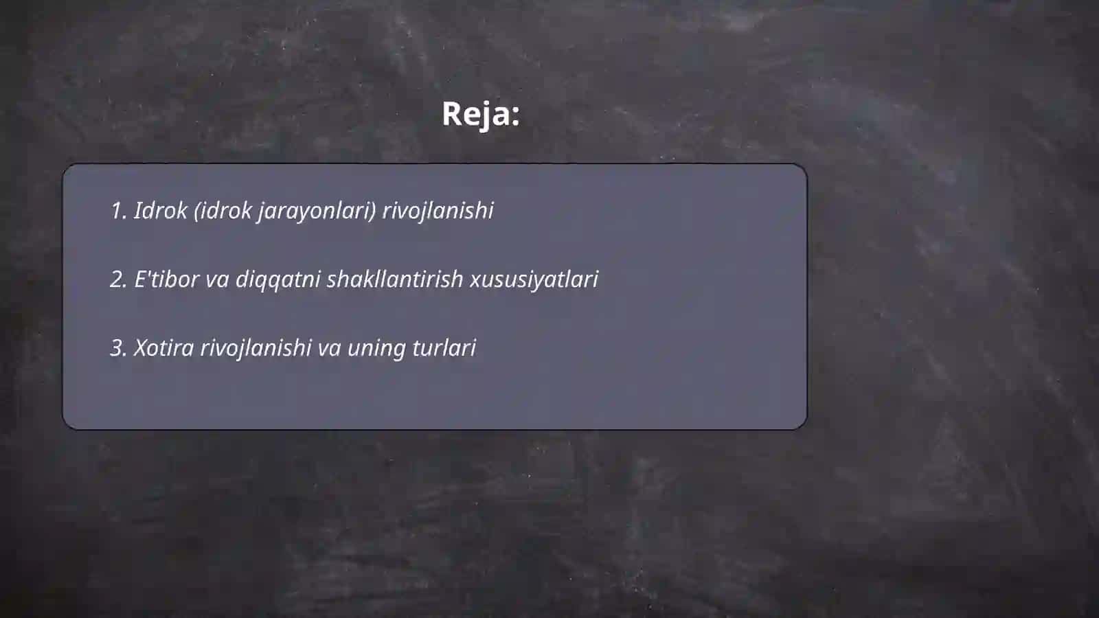 Maktabgacha yosh davrida Psixik rivojlanish Xususyatlari 2