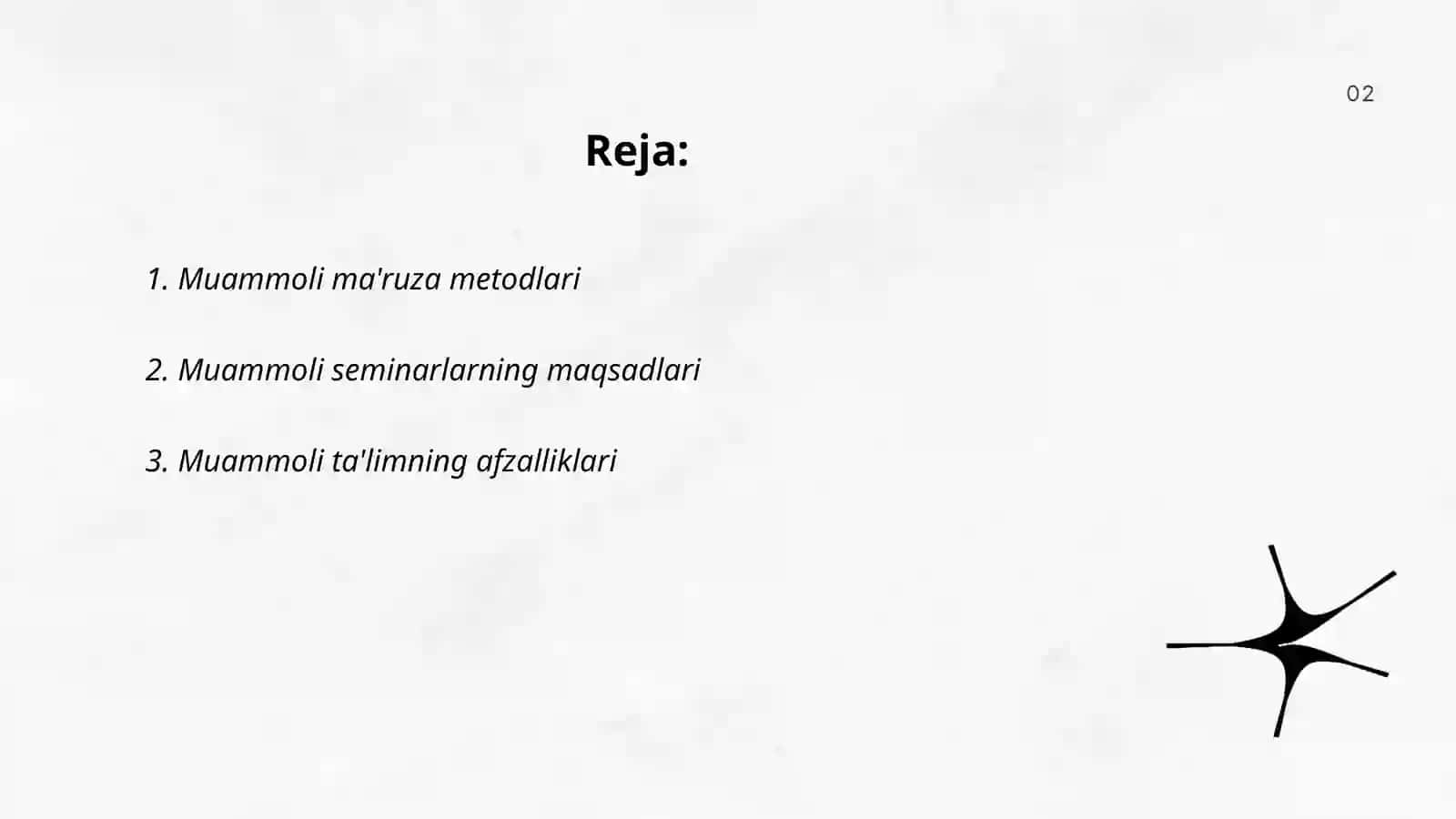 Muammoli ma'ruza metodlari 2