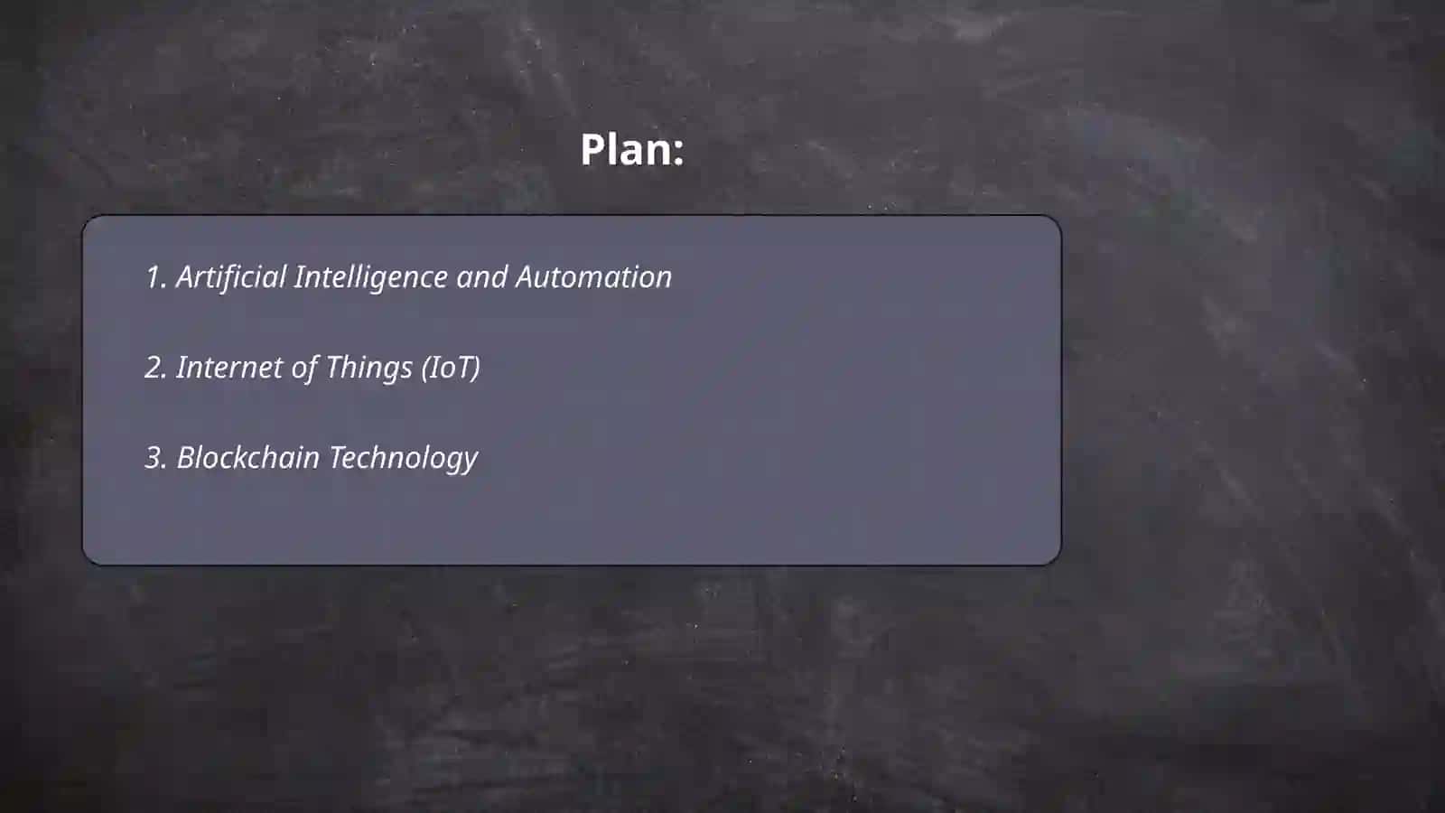 Technologies and changed life 2