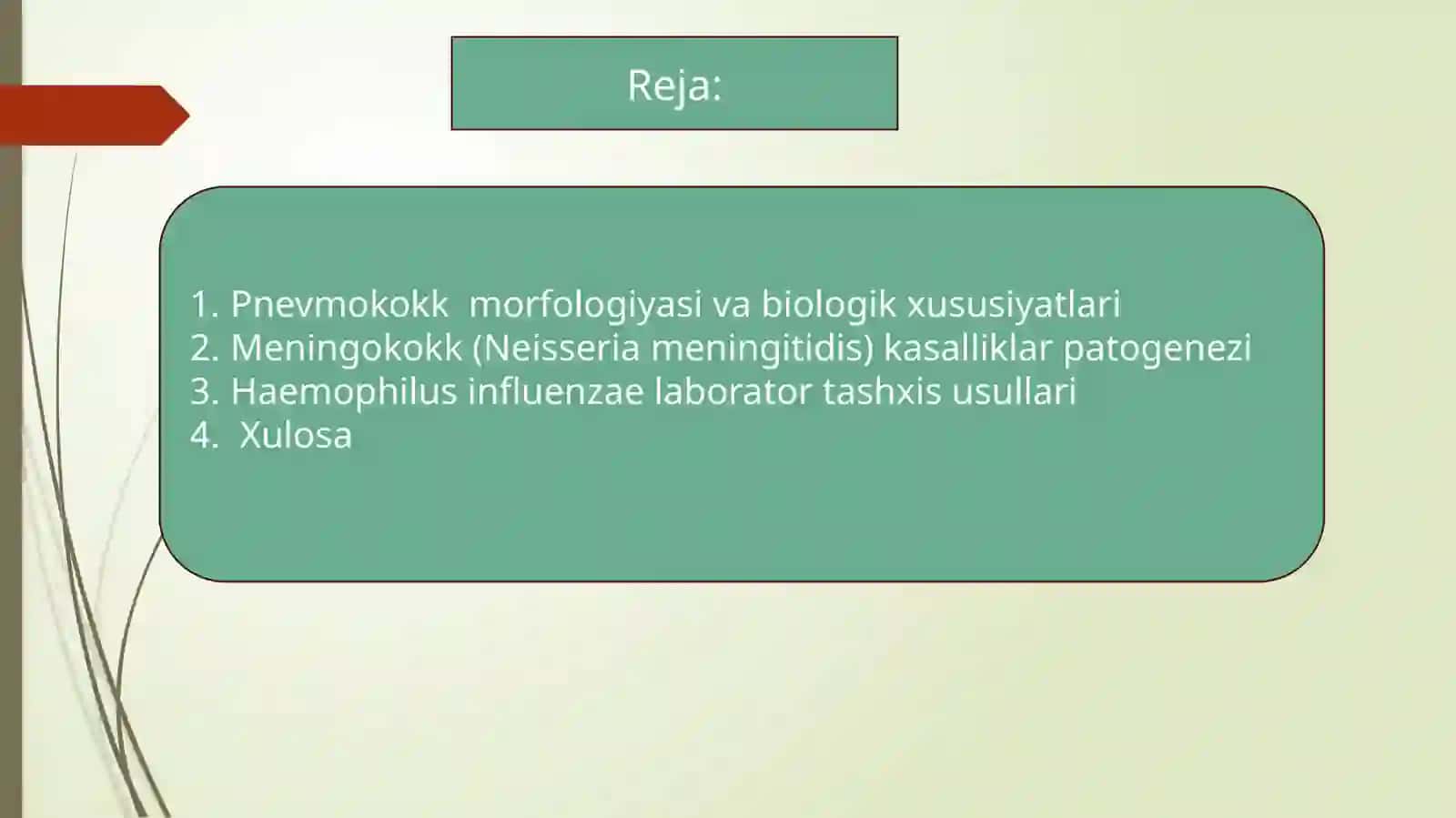 Pnevmokokk, meningokokklartavsifi, Haemophilus influenza ekeltirib chiqargan kasalliklar patogenezi, laborator tashxisi 2