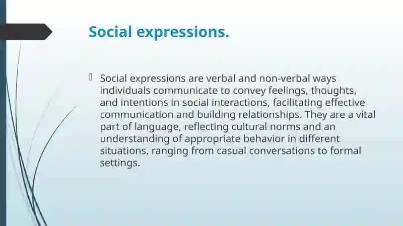 Social expressions 2