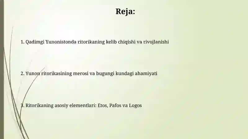 Qadimgi yunonistondanotiqliksanati 2