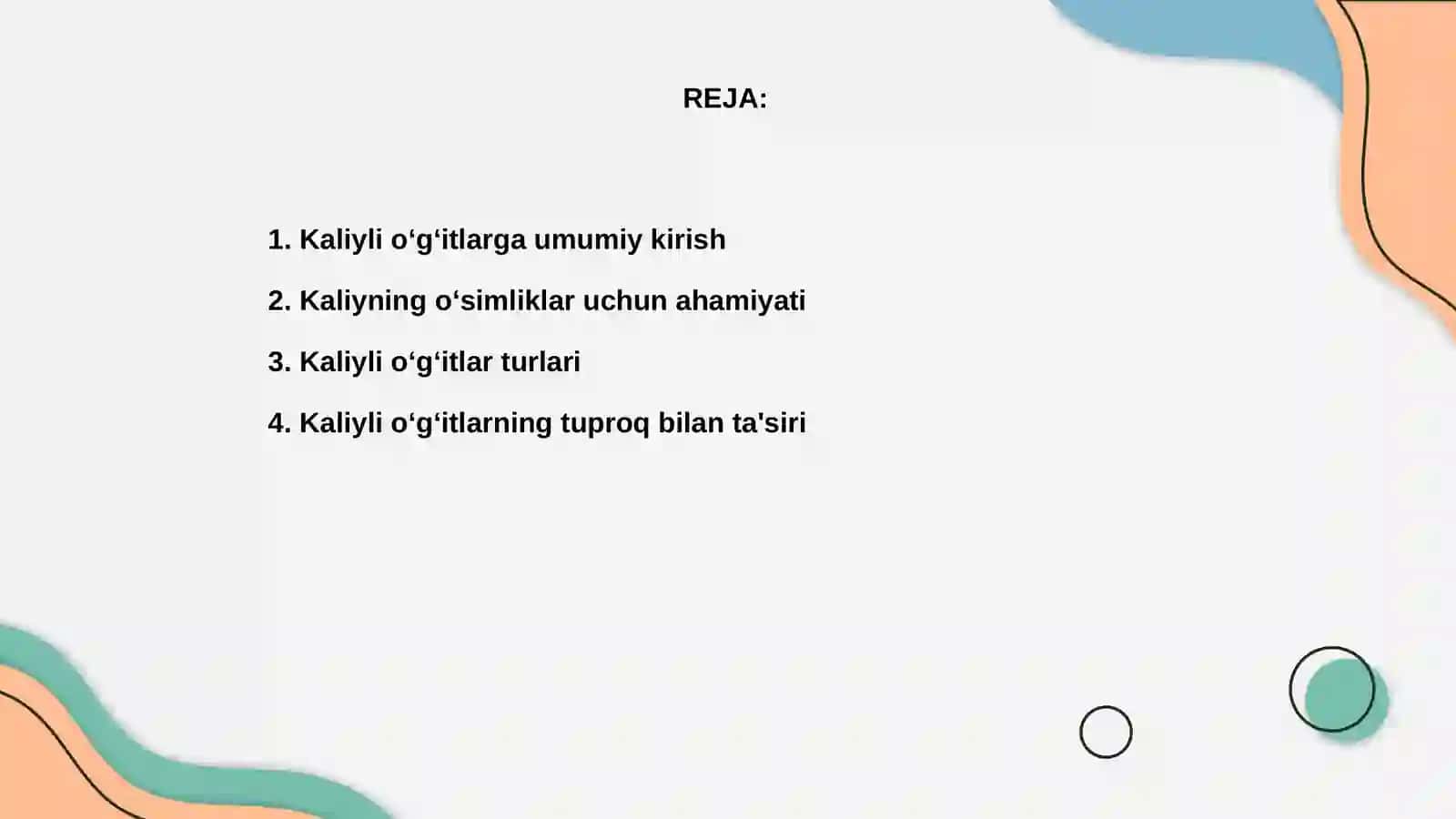 Kaliyli oʻgʻitlar 2