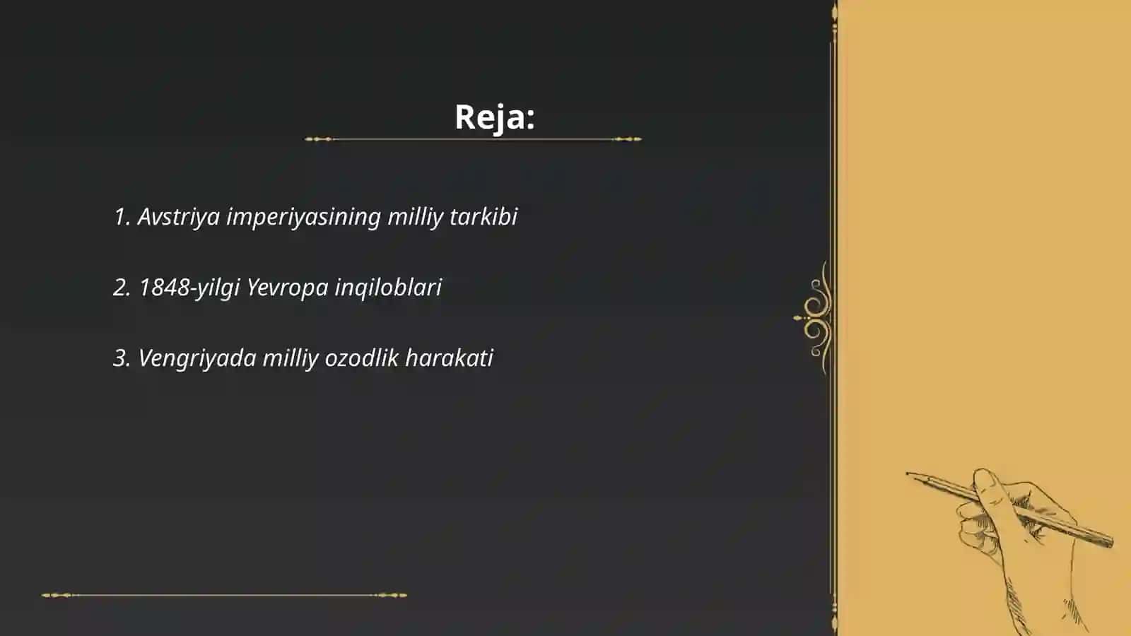 Avstriya imperiyasida milliy ozodlik harakatining boshlanishi 2