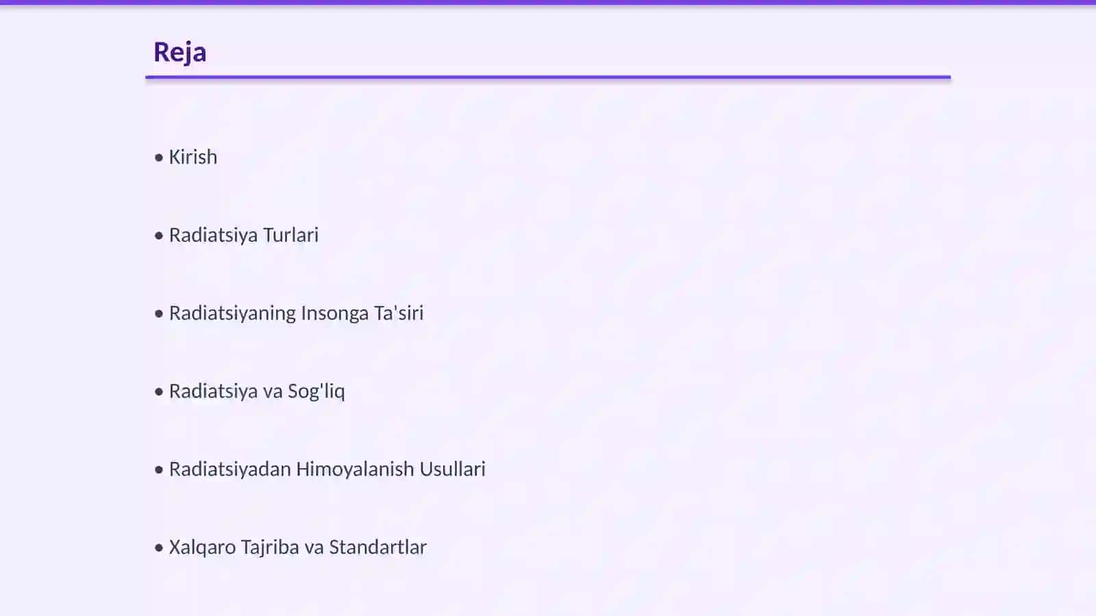 Radiatsiya Turlari va Insonga Ta'siri 2