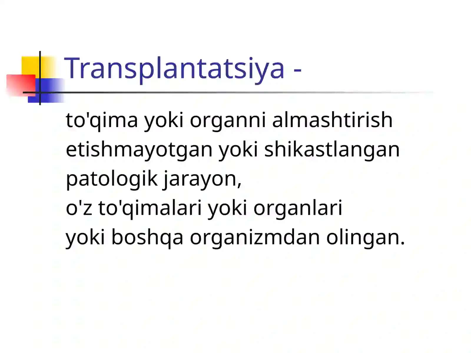 Transplantologiyavaendovizualjarrohlik asoslari, robototexnika 2