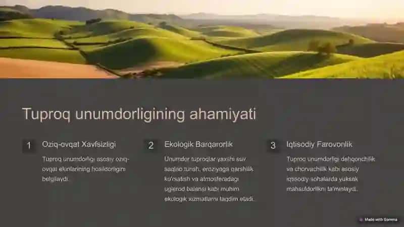 Tuproq unumdorligini oshirishda mikroorganizmlardan foydalanish 2