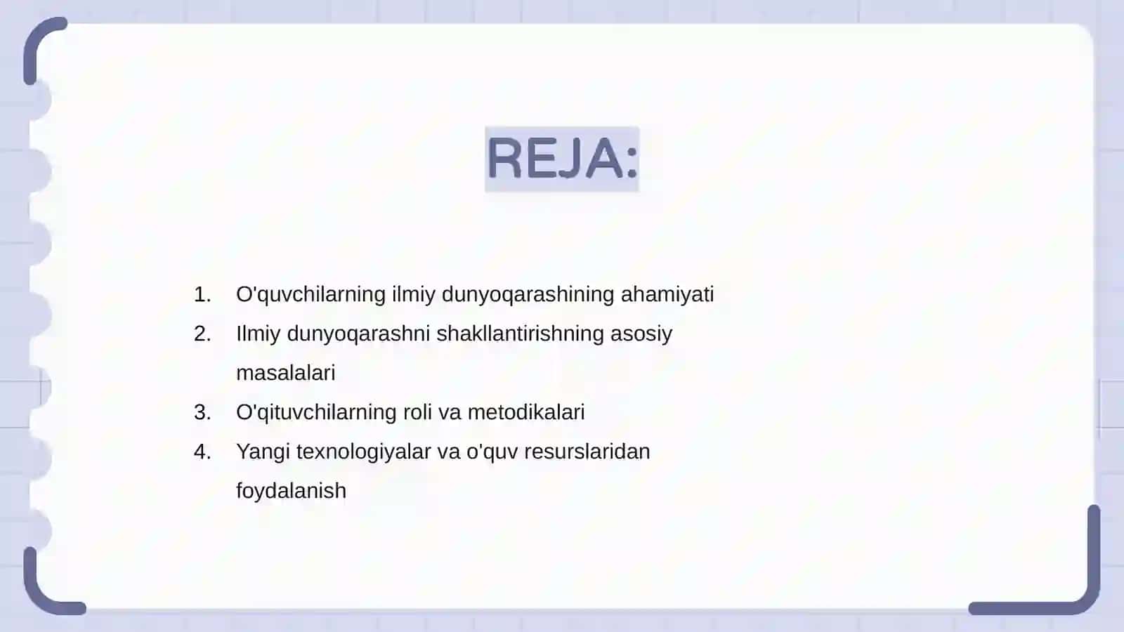 O'quvchilarning ilmiy dunyoqarashini shakilantirish 2