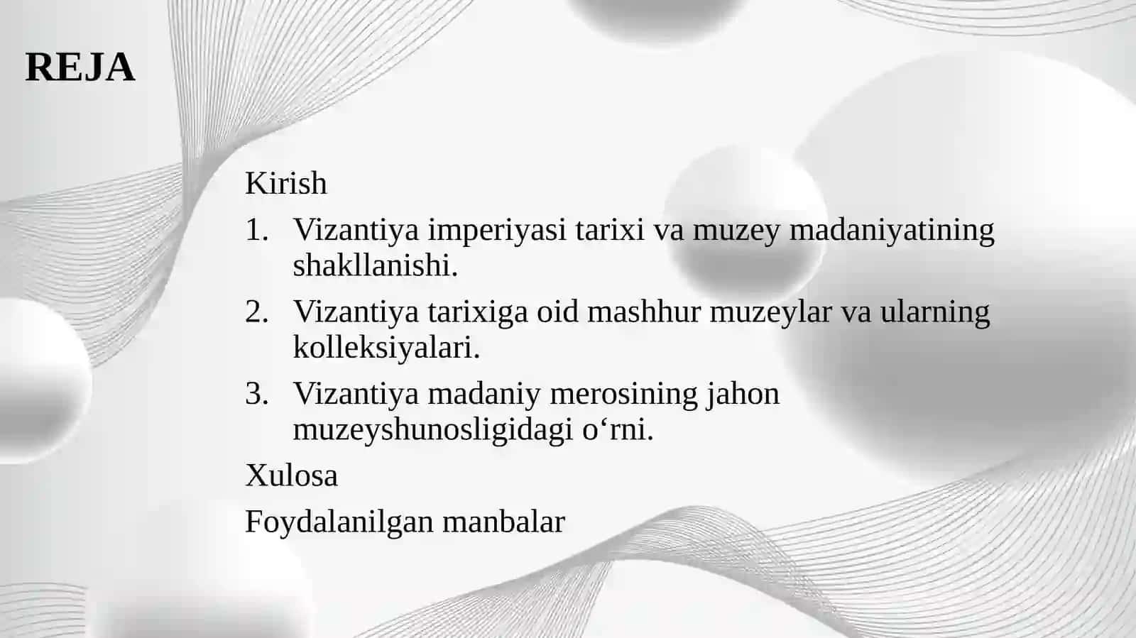 Vizantiya tarixiga oid muzeylar. 2