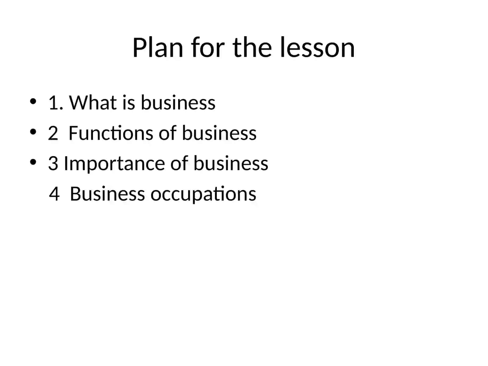 Business Plan for the lesson 2