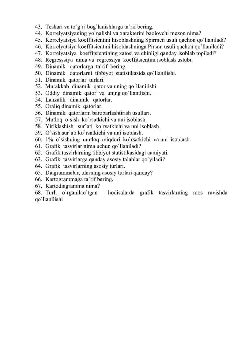 Statistik tadqiqotlar 2