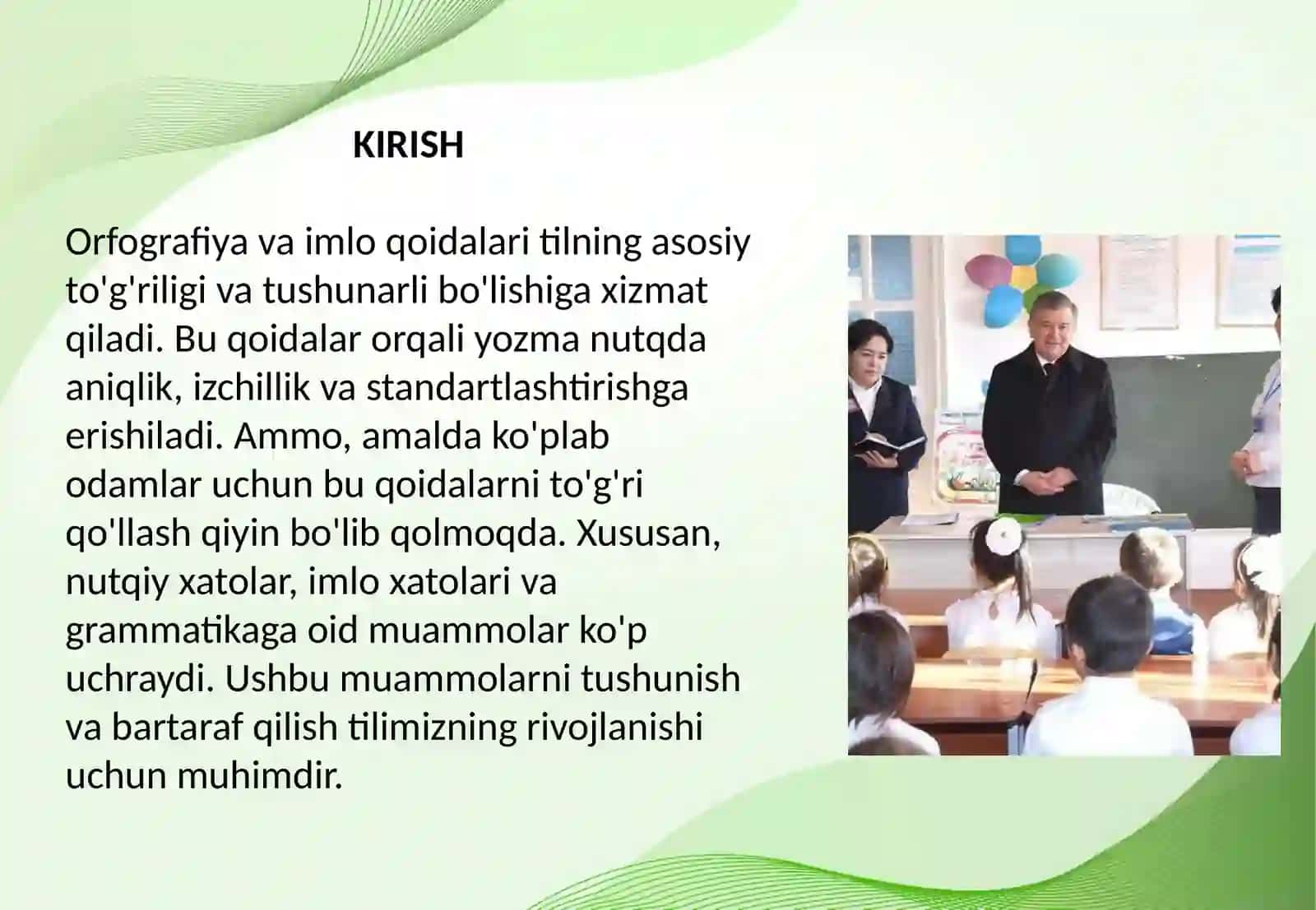 Orfografiya va imlo qoidalari bilan bog'liq muammolar 2
