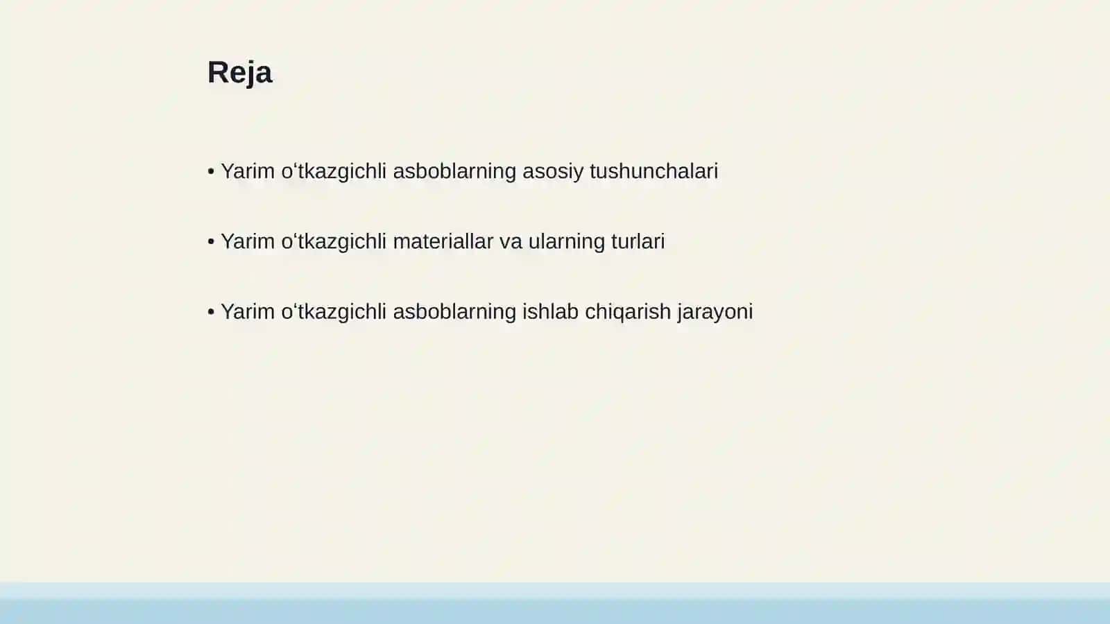 Yarim oʻtkazgichli asboblarning ish jarayonlari 2
