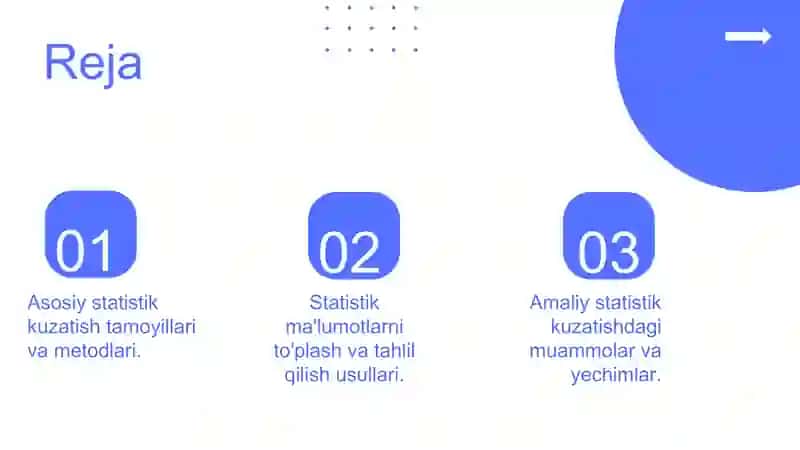 Statistik kuzatish uslubiyati 2