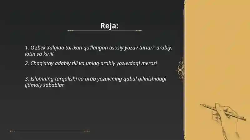 o'zbek xalqi tarixida qo'llanilgan yozuvlar va ularning almashishidagi ijtimoiy sabablar 2