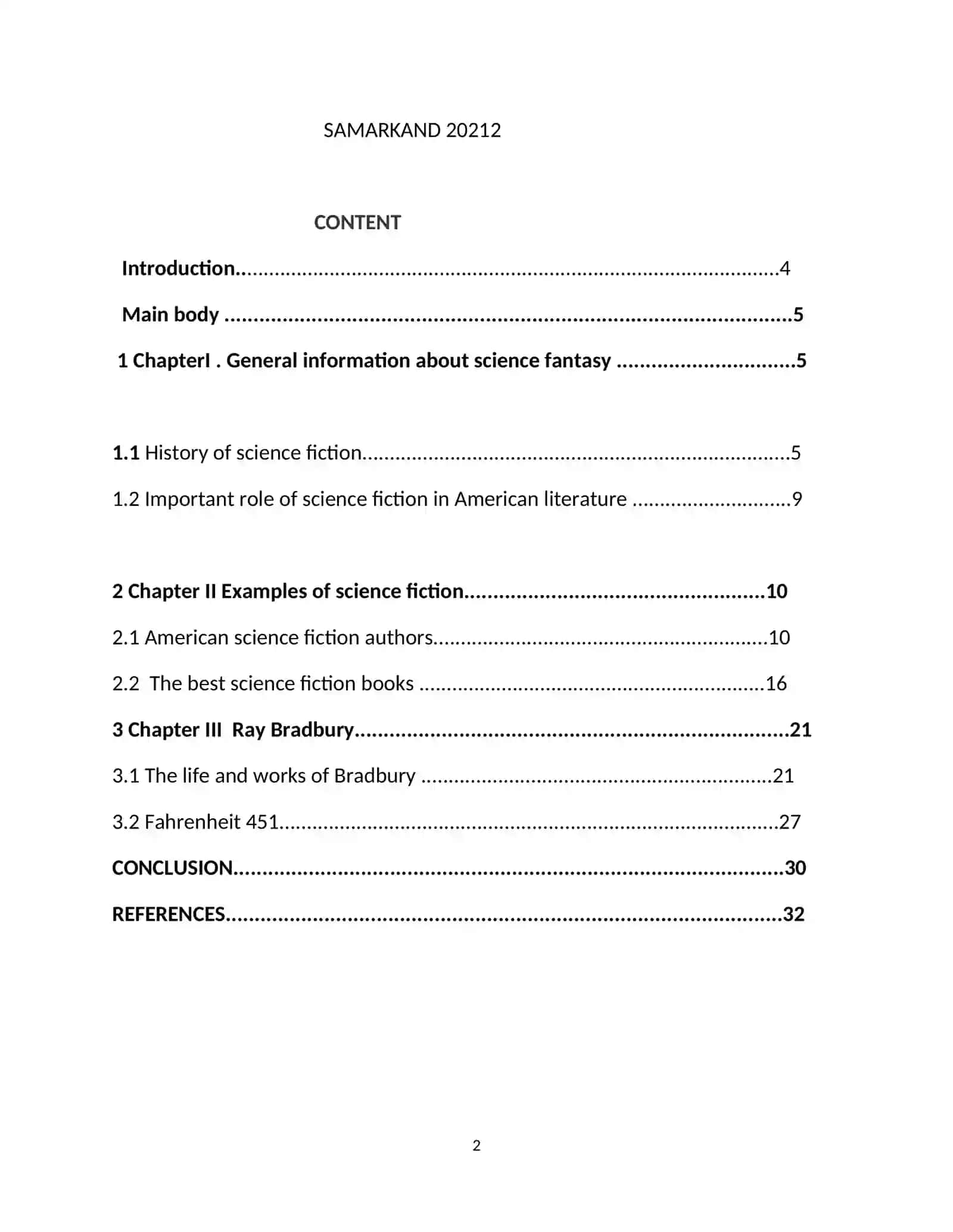 Science fantasy in American literature 2