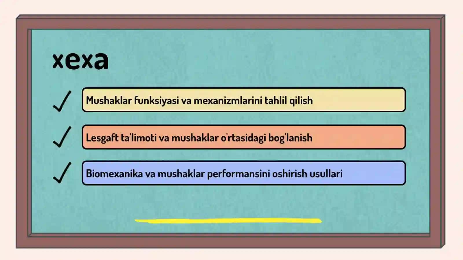 mushaklarning ishi va biomexanikasi 2