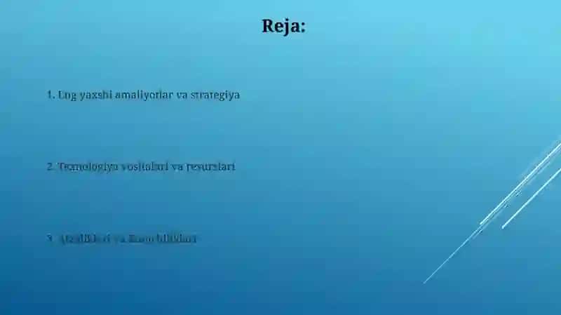 Masofaviy ta'lim texnologiyalari asosida o'qitish metodikasi 2