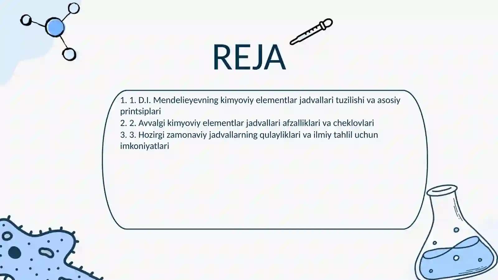 Mendeliyevning Kimyoviy Elementlar Jadvali 2