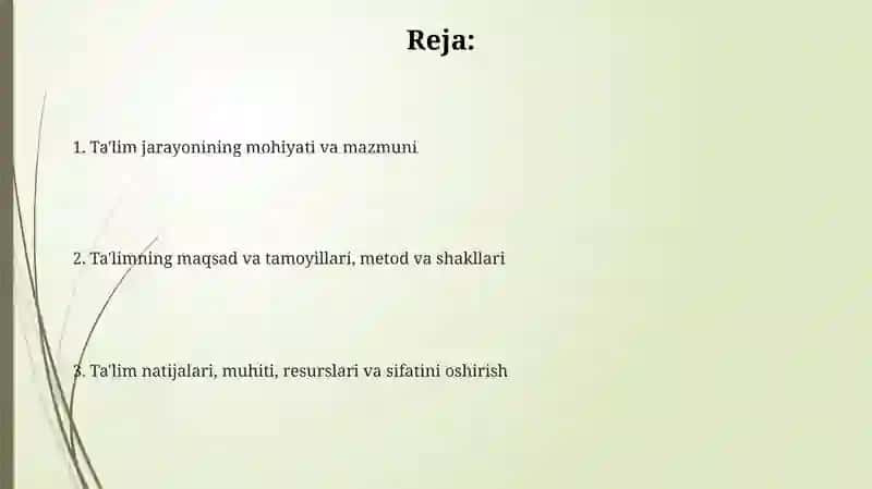 Ta'lim jarayonining mohiyati va mazmuni 2