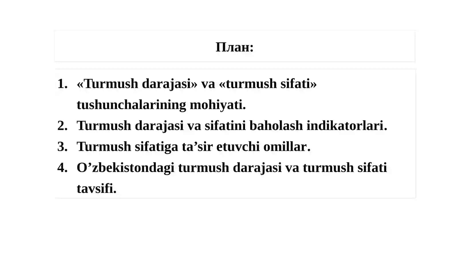 Ijtimoiy iqtisodiyotda turmush darajasi va sifati 2