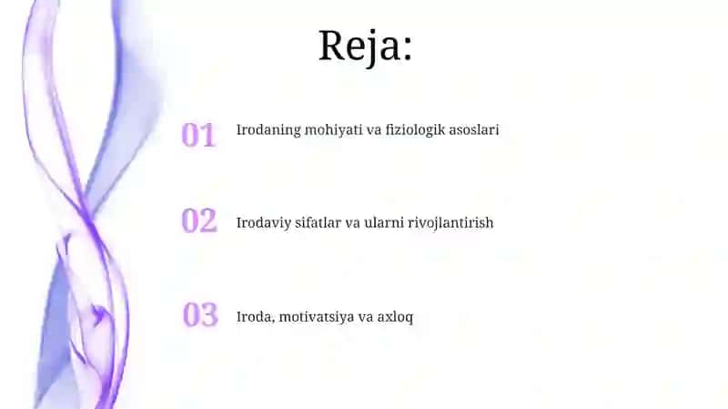 Shaxs va uning irodaviy sohasi 2
