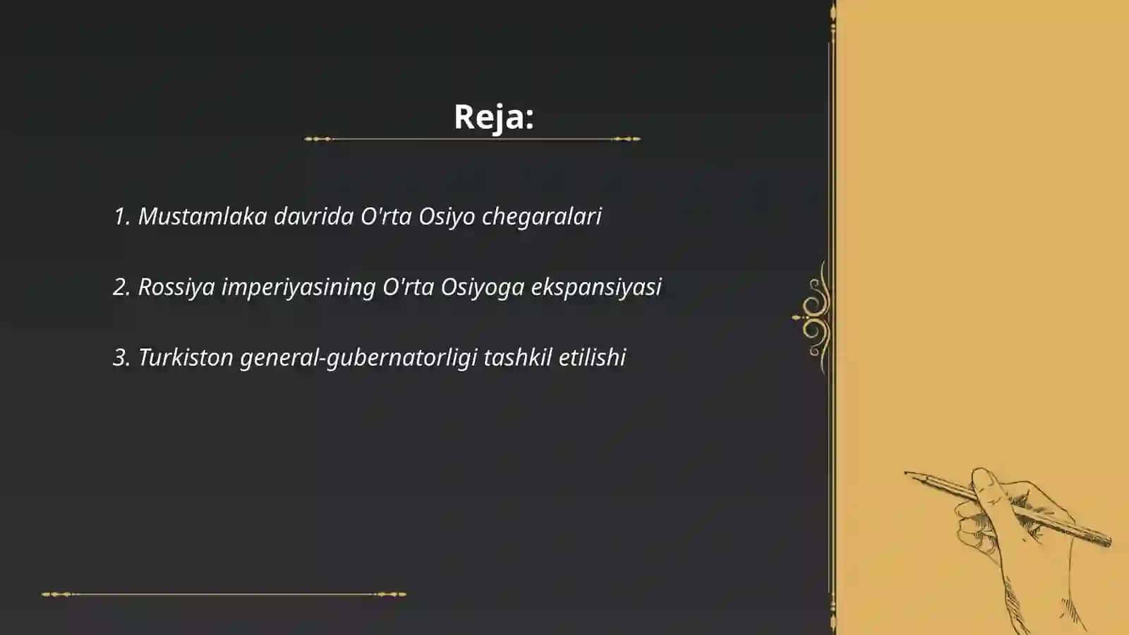 Mustamlaka davridagi O'rta Osiyo tarixiy geografiyasi 2