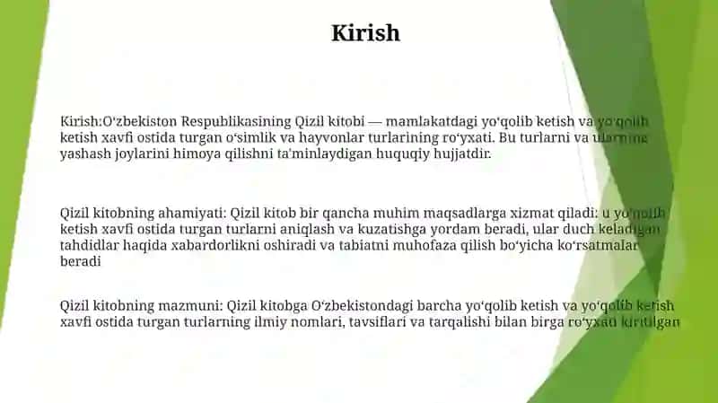 O'Zbekiston Respublikasi Qizil Kitobiga Kiritilgan O'Simliklar 2